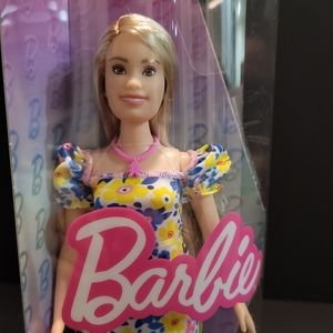 BARBIE 2023 DOWN SYNDROME NDSS W/ RARE Leg Braces Model #208 Floral Dress,NEW